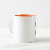 Tasse 2 Couleurs High School Teacher Powered by caffeine (Devant gauche)
