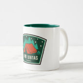 Tasse 2 Couleurs High Uintas Wilderness Utah Camping (Devant droit)