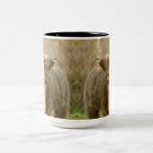 Tasse 2 Couleurs Highland Cow (Centre)