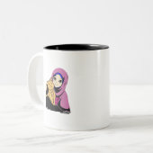 Tasse 2 Couleurs Hijabi (Devant gauche)