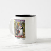 Tasse 2 Couleurs Hilarious Humour Halloween "Spectickles" (Devant gauche)