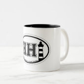 Tasse 2 Couleurs Hilton Head Island. (Devant droit)