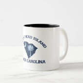 Tasse 2 Couleurs Hilton Head Island. (Devant droit)