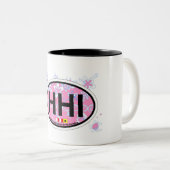 Tasse 2 Couleurs Hilton Head Island. (Devant droit)