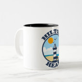 Tasse 2 Couleurs Hilton Head Island. (Devant gauche)