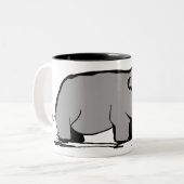 Tasse 2 Couleurs Hippo (Devant gauche)