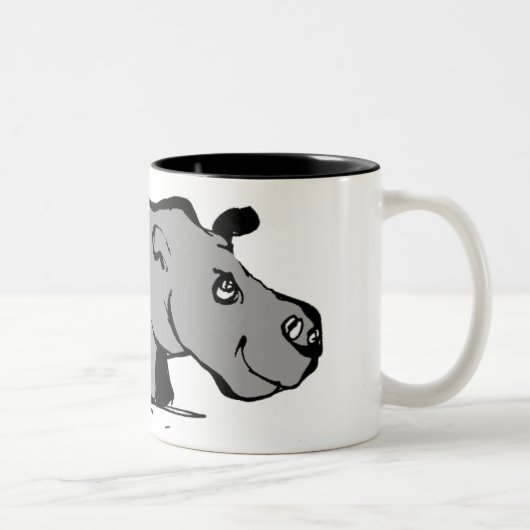 Tasse 2 Couleurs Hippo (Droit)