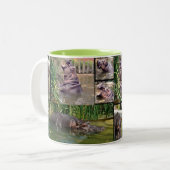 Tasse 2 Couleurs Hippo Photo Collage, (Devant gauche)