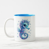 Tasse 2 Couleurs Hippocampe Bijou (Gauche)
