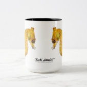 Tasse 2 Couleurs Hippocampe nain, zosterae de hippocampe (Centre)