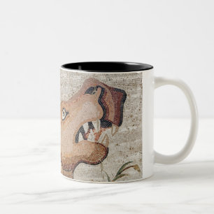 Tasse 2 Couleurs Hippopotame, mosaïque du Nil, Chambre du faune