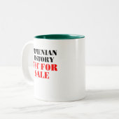 Tasse 2 Couleurs Histoire arménienne : Pas en vente (Devant gauche)