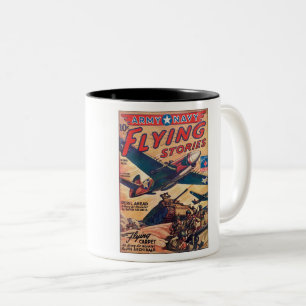 Tasse 2 Couleurs HISTOIRES DE VOL vintages COUVERTURE MAG 2ÈME GUER