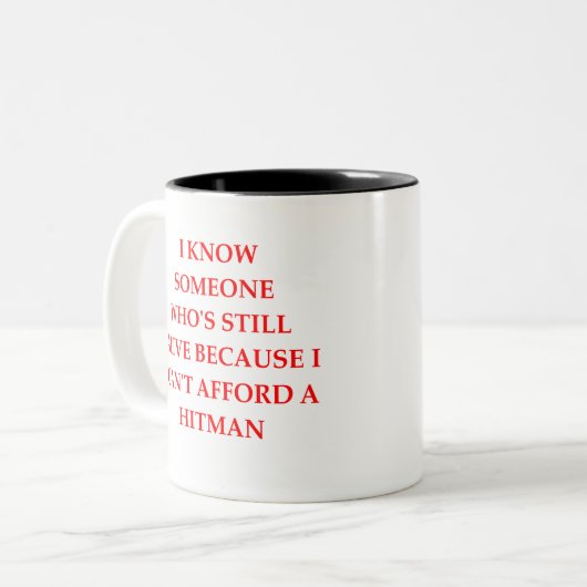 TASSE 2 COULEURS HITMAN (Devant gauche)