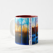 Tasse 2 Couleurs Hiver dans Dalarna (Devant gauche)