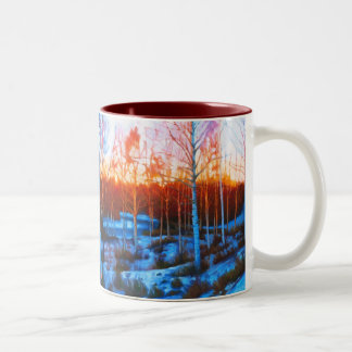 Tasse 2 Couleurs Hiver dans Dalarna