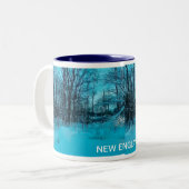 TASSE 2 COULEURS HIVER DE LA NOUVELLE ANGLETERRE (Devant gauche)