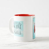 Tasse 2 Couleurs HIVER DIVA - Live Love Sparkle! (Devant gauche)