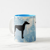 Tasse 2 Couleurs Hiver gris (Devant gauche)