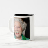 Tasse 2 Couleurs HM Queen Elizabeth II (Devant gauche)