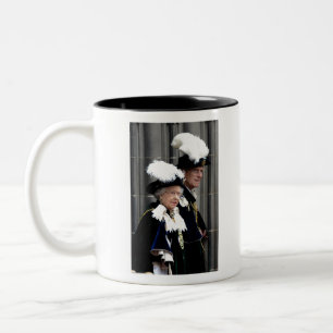 Tasse 2 Couleurs HM Queen Elizabeth II et HRH Prince Philip