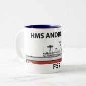 Tasse 2 Couleurs HMS Andromeda, configuration Orig (Devant gauche)