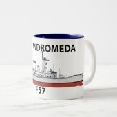 Tasse 2 Couleurs HMS Andromeda, configuration Orig (Devant droit)