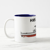 Tasse 2 Couleurs HMS Ariadne, configuration Orig (Gauche)
