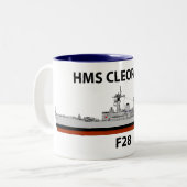 Tasse 2 Couleurs HMS Cleopatra, mer (Devant gauche)