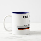 Tasse 2 Couleurs HMS Cleopatra, mer (Gauche)
