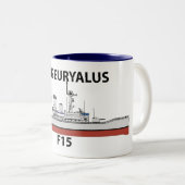 Tasse 2 Couleurs HMS Euryalus, configuration d'origine (Devant droit)