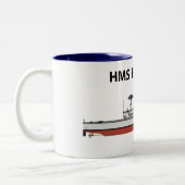 Tasse 2 Couleurs HMS Euryalus, configuration d'origine (Gauche)