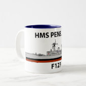 Tasse 2 Couleurs HMS Penelope, mer (Devant gauche)