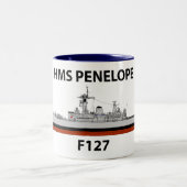 Tasse 2 Couleurs HMS Penelope, mer (Centre)
