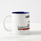 Tasse 2 Couleurs HMS Phoebe, configuration d'origine, (Gauche)