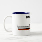 Tasse 2 Couleurs HMS Phoebe, mer (Gauche)