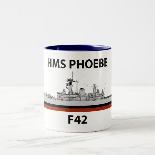Tasse 2 Couleurs HMS Phoebe, mer (Centre)