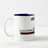 Tasse 2 Couleurs HMS Sirius, mer (Gauche)