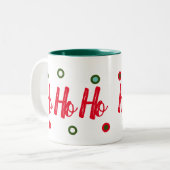 Tasse 2 Couleurs Ho Ho Ho (Devant gauche)