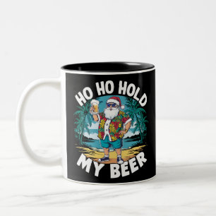 Tasse 2 Couleurs Ho Ho Tenez Mon Verre de Bière Noël en Juillet Été