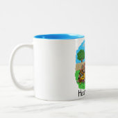 Tasse 2 Couleurs Hoarder Collie (Gauche)