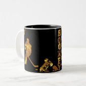 Tasse 2 Couleurs Hockey (Devant gauche)
