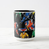 Tasse 2 Couleurs Hockey sur glace de saison d'hockey (Centre)