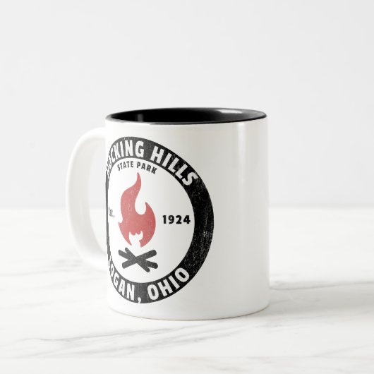 Tasse 2 Couleurs Hocking Hills State Park (Devant gauche)