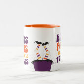 Tasse 2 Couleurs Hocus Pocus Halloween Café Musique (Centre)