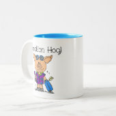 Tasse 2 Couleurs Hog de vacances (Devant gauche)