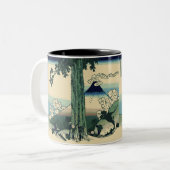 Tasse 2 Couleurs Hokusai Fugaku (Devant gauche)
