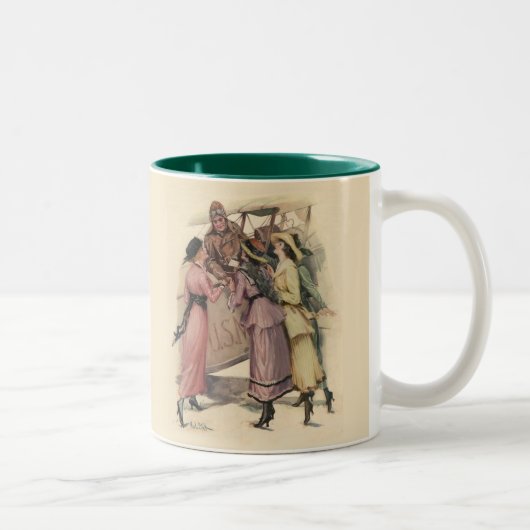 Tasse 2 Couleurs Holding Up the Mail (Droit)