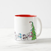 Tasse 2 Couleurs Holiday Cheer (Devant droit)