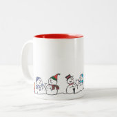 Tasse 2 Couleurs Holiday Cheer (Devant gauche)